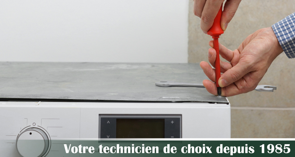 votre technicien de choix depuis 1985 - réparation de laveuse